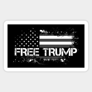 Free Trump, I Stand With Trump Magnet